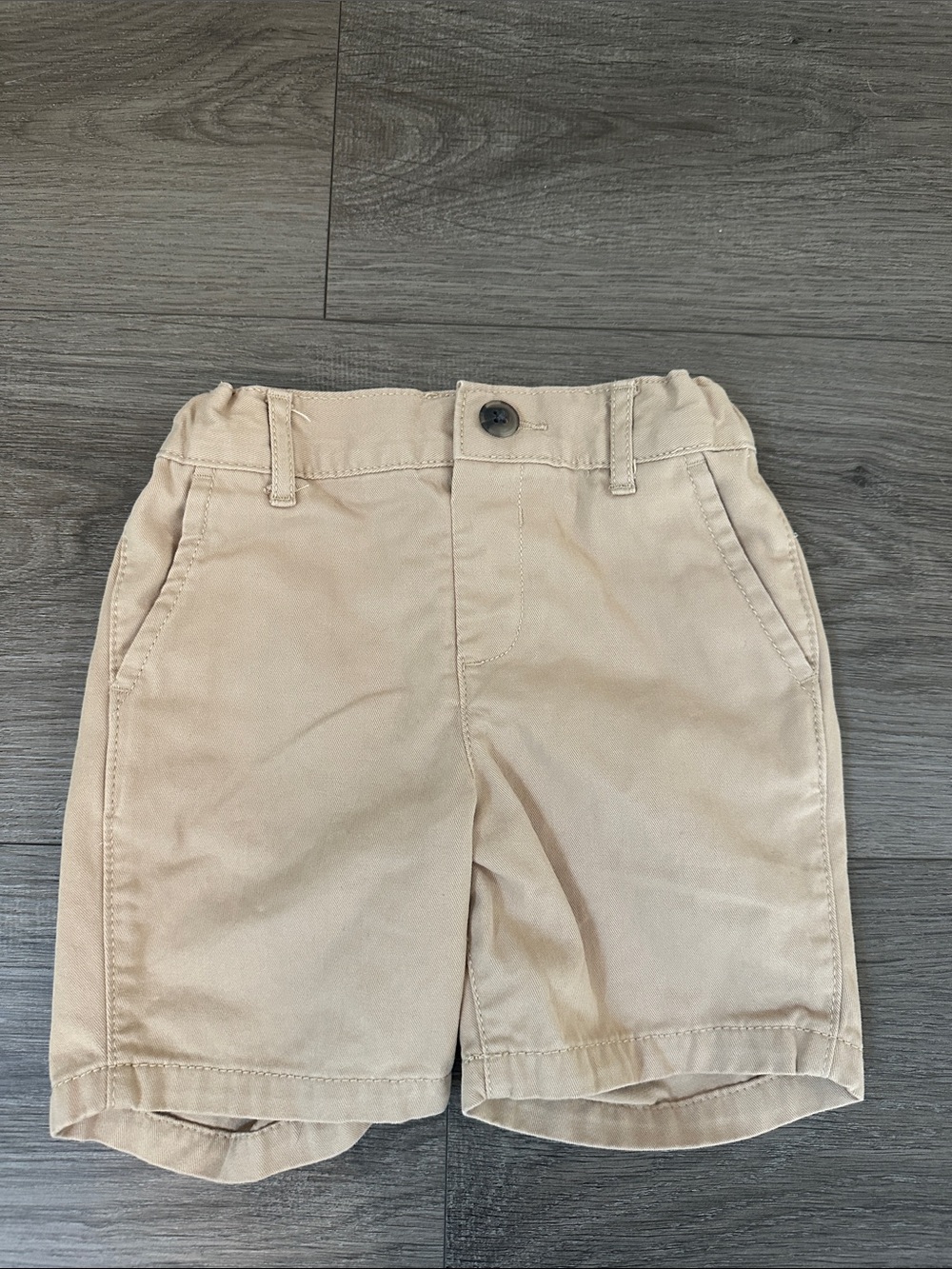 The Children's Place Beige Pull-On Twill Shorts